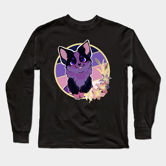 Alt Asexual Spec corgi Long Sleeve T-Shirt by ThBlkBirdDaliah